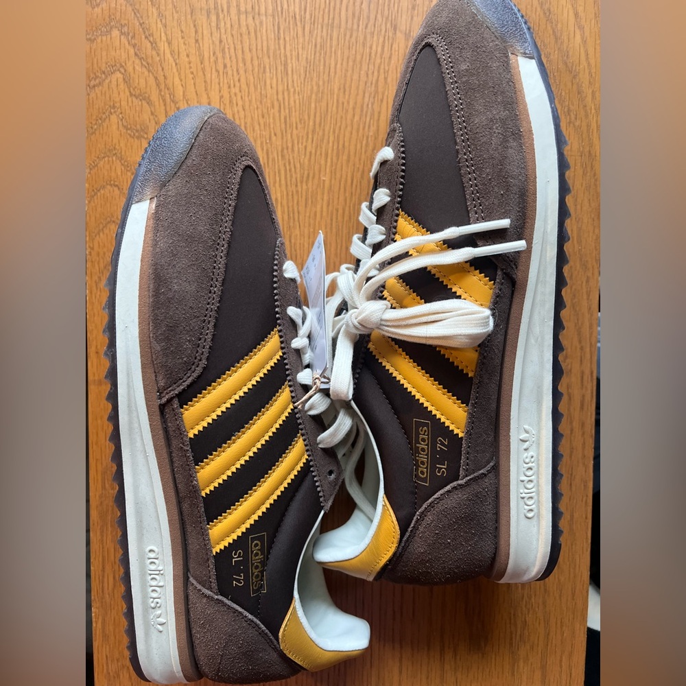 Adidas SL 72 Men's Sneakers - Brown and Yellow
